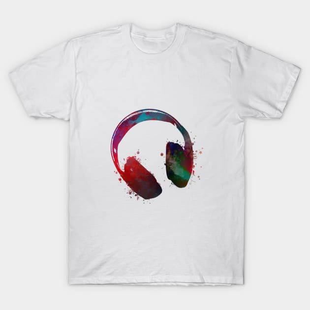 music headphones #headphones #music T-Shirt by JBJart